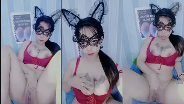 Cewek Toge Goyang Hot Main Jari Puas poster